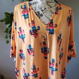 Southwestern Oversized Tee